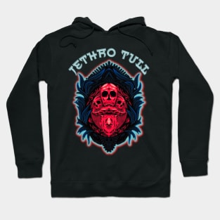 demon skull and buffalo ~ Jethro tull Hoodie